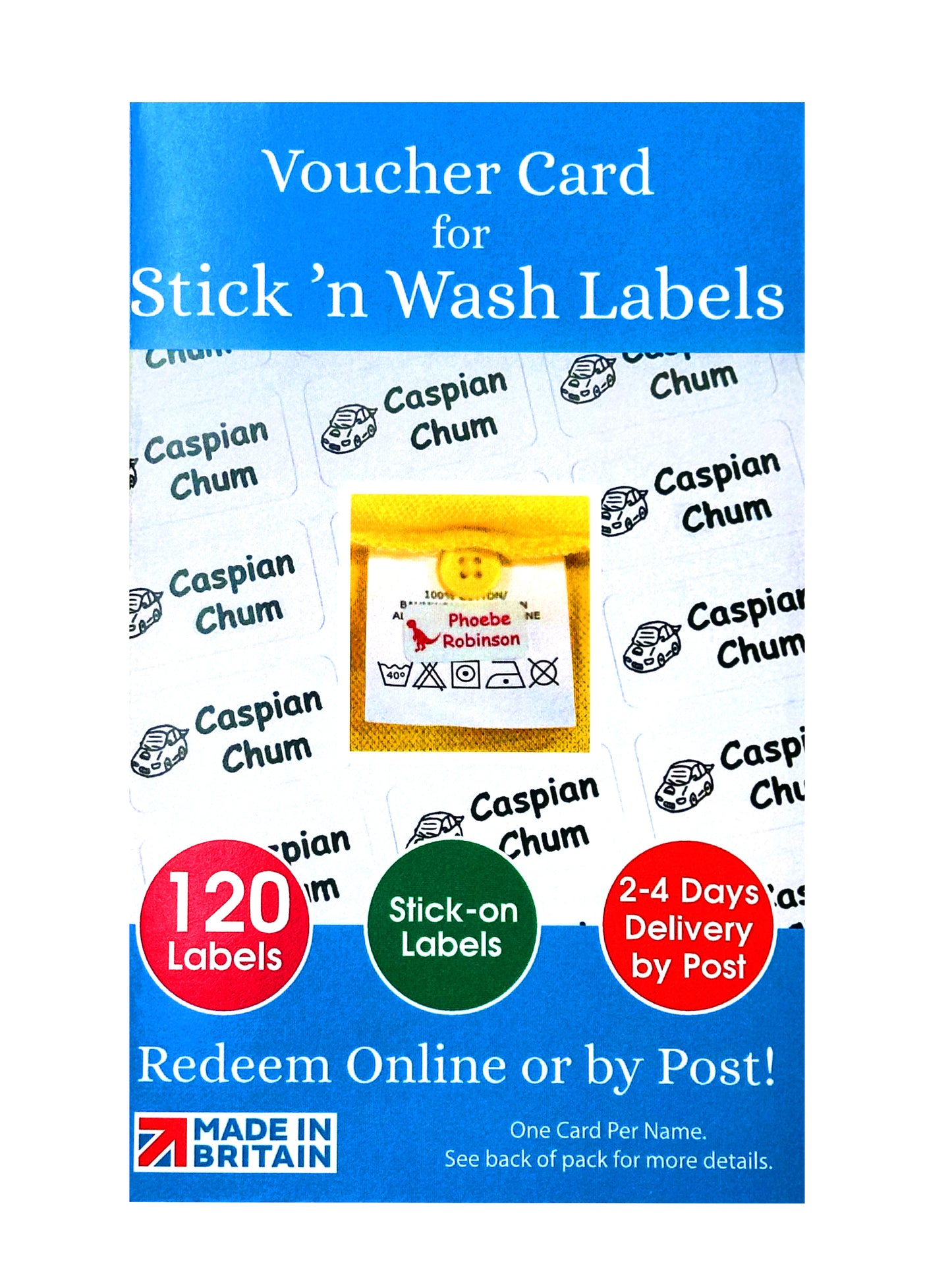 UNV Name Tags Stick N Wash
