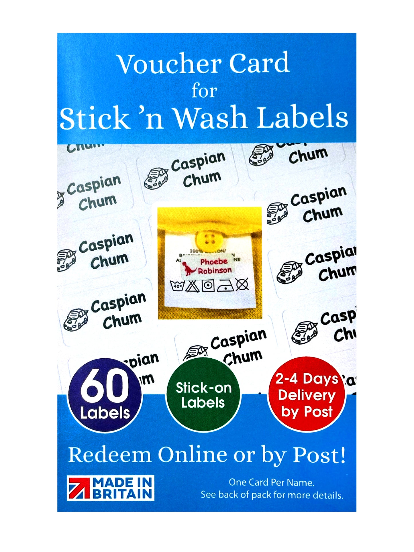 UNV Name Tags Stick N Wash