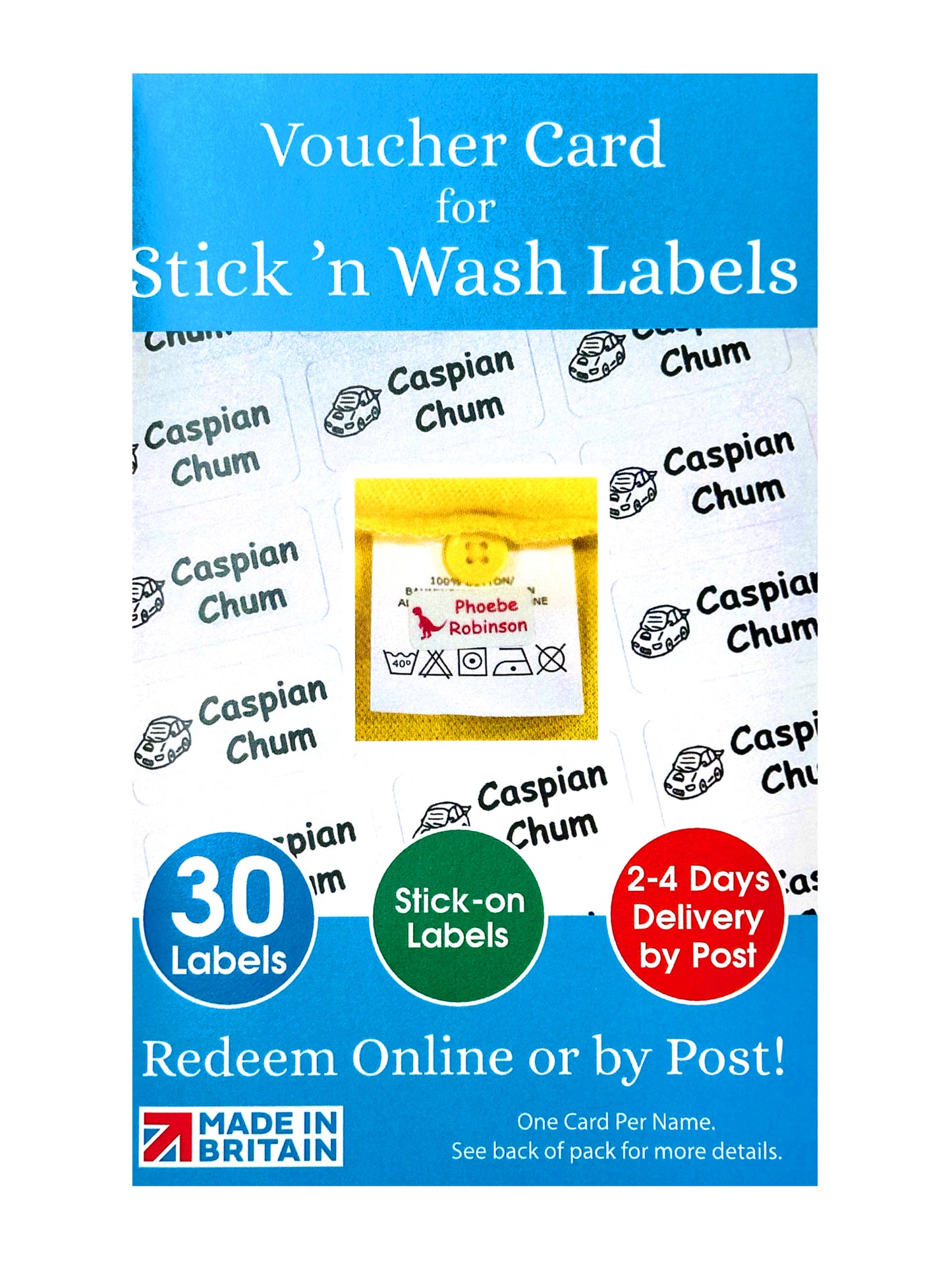 UNV Name Tags Stick N Wash