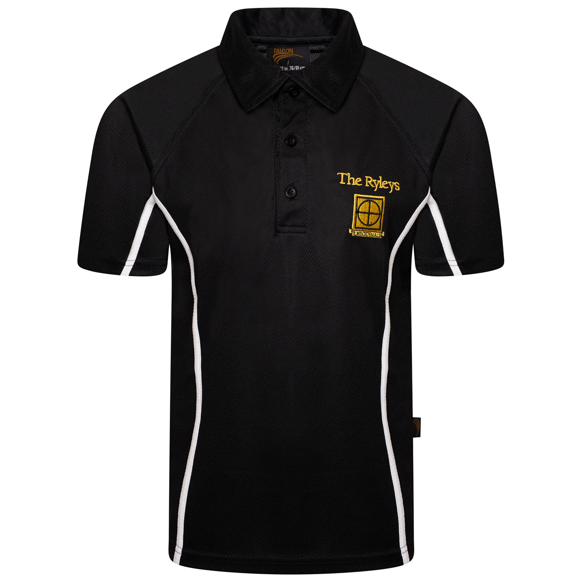 Unisex Sports Polo Top (Black)