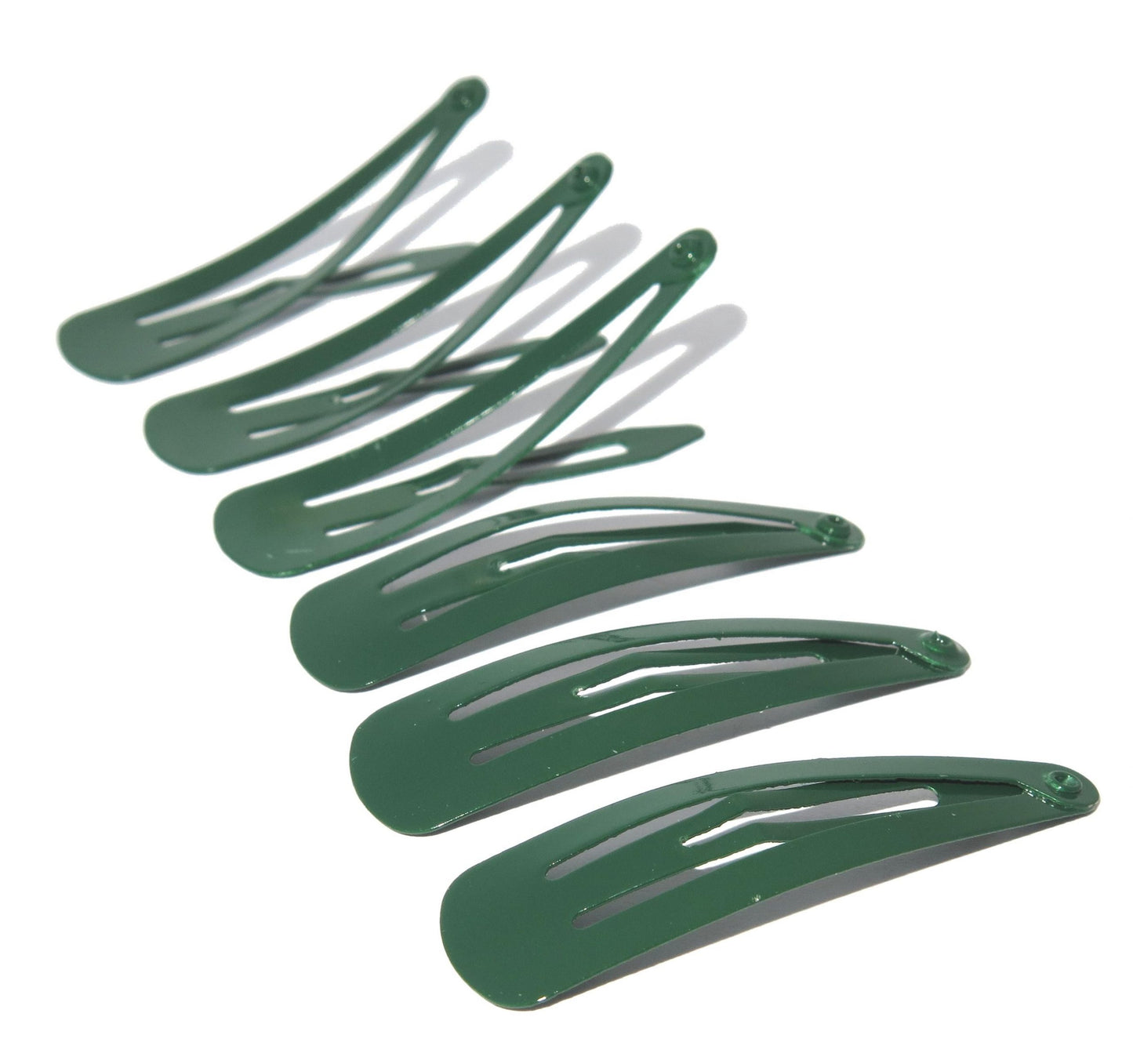 UNV Green Click Clacks Hair Clips