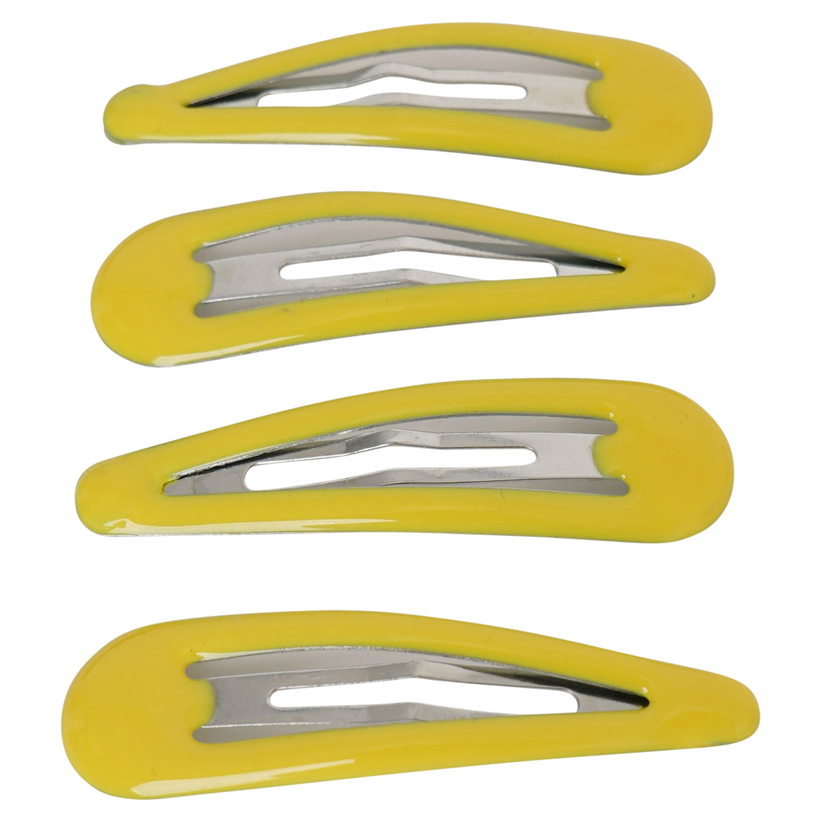 UNV Yellow Click Clacks Hair Clips