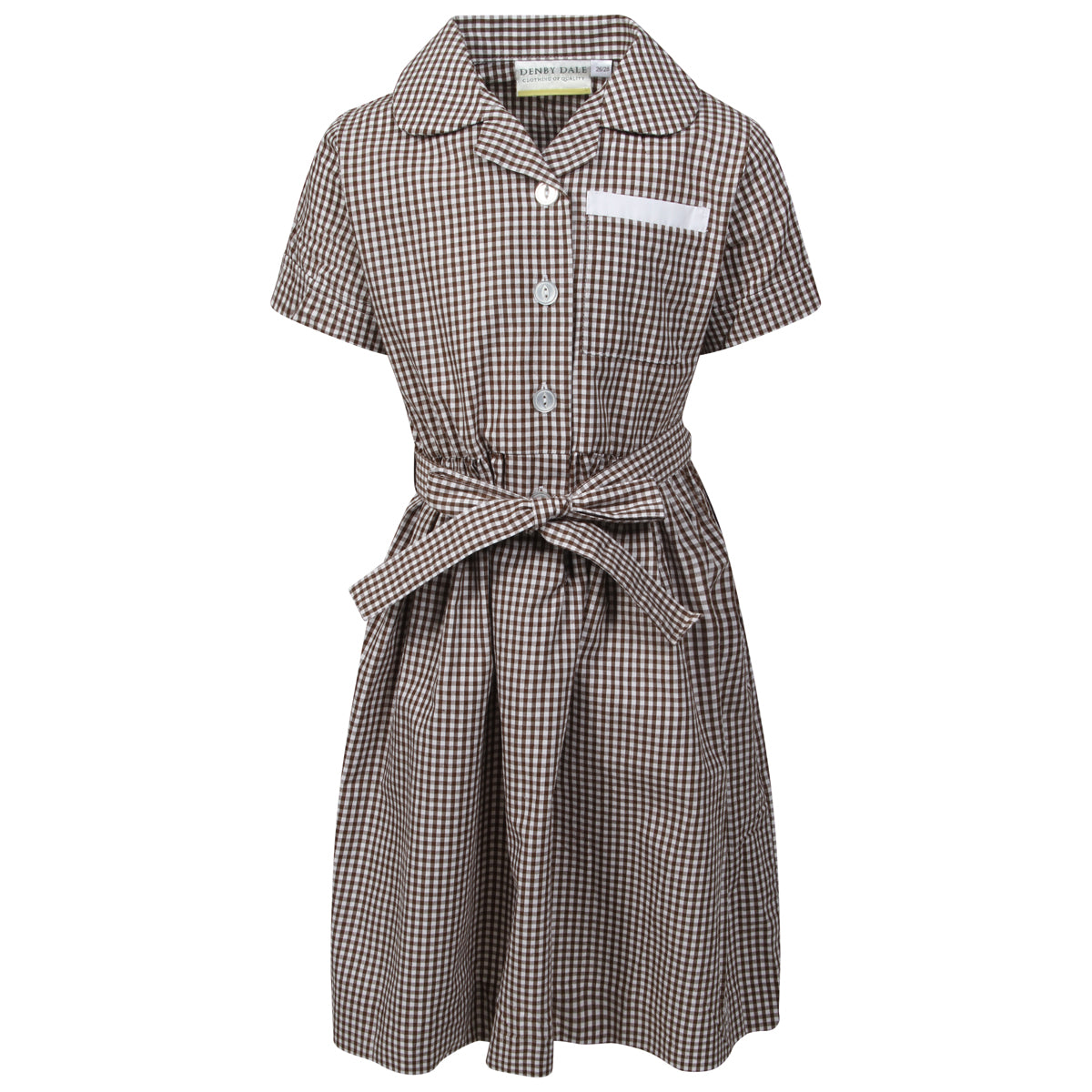 PHS Brown Gingham Summer Dress
