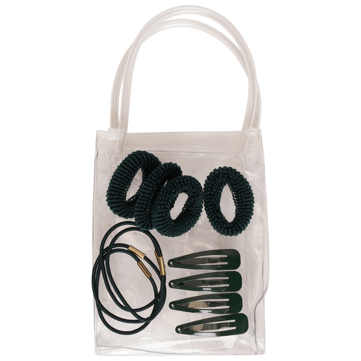 UNV Black Bobble & Clips Bag