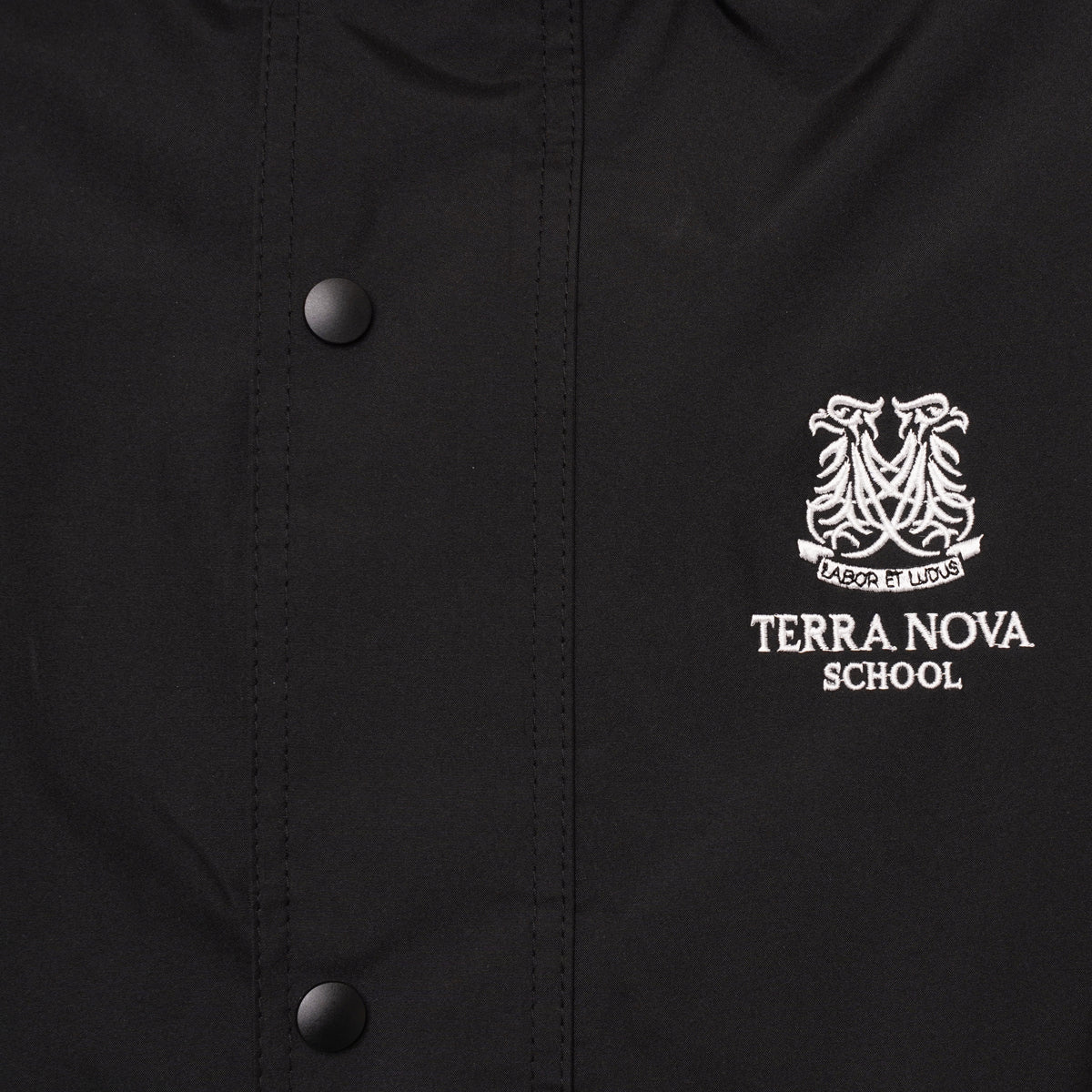 TN Fleece Lined Coat Black (Year 5 - Year 8)