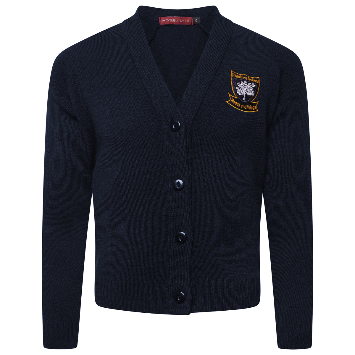 Uniform Express Plumtree School Cardigan | Express Uniform – Express Uniform Ltd.