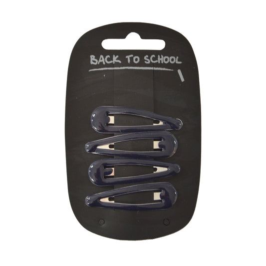 UNV Navy Click Clacks Hair Clips