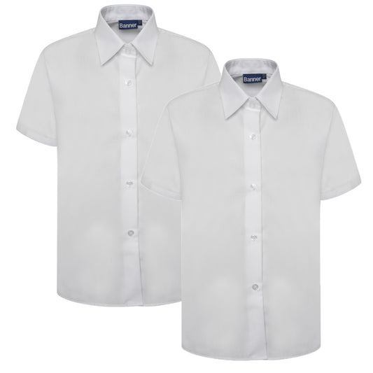 Girls Short Sleeve Shirt (Twin Pack)